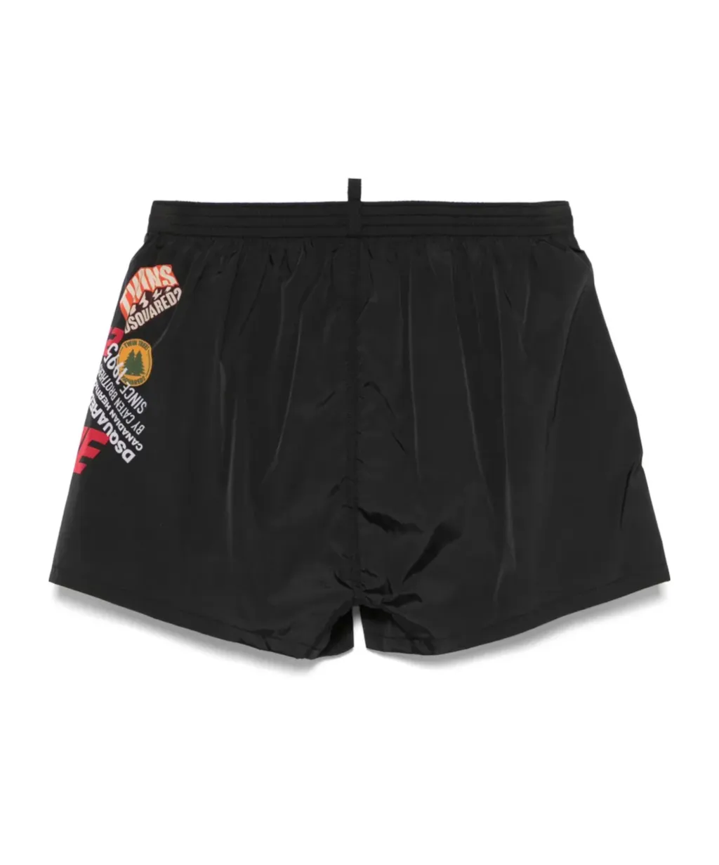 Logo Print Swim Shorts