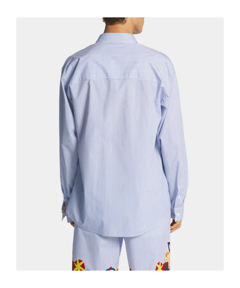 Summer Lovers Oversized Pinstriped Shirt