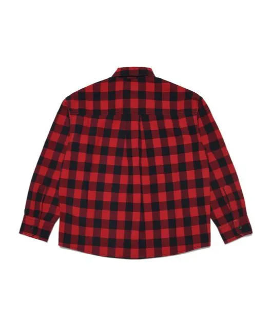 Checked Long-Sleeved Shirt