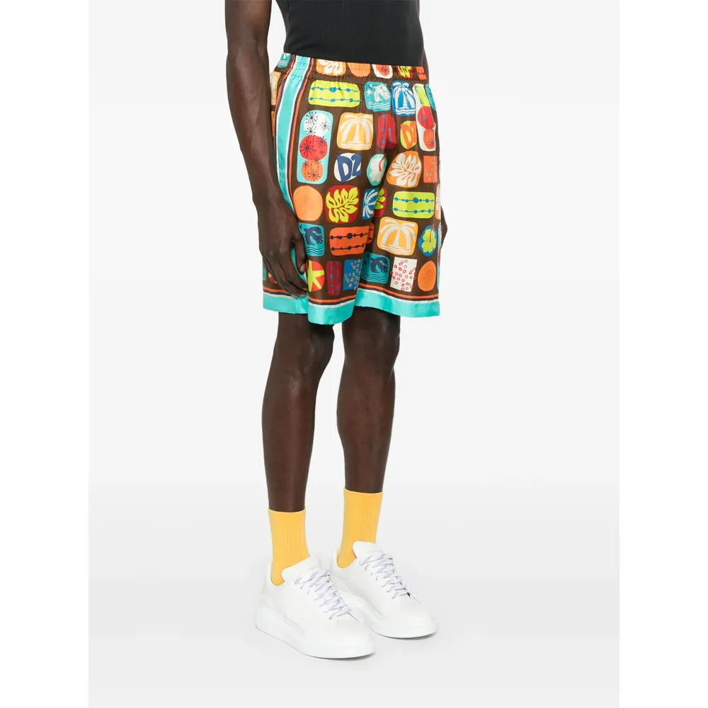 Summer Lovers Elastic Waist Boxer Shorts