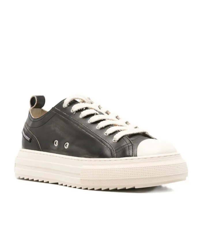 Platform Lace-Up Sneakers