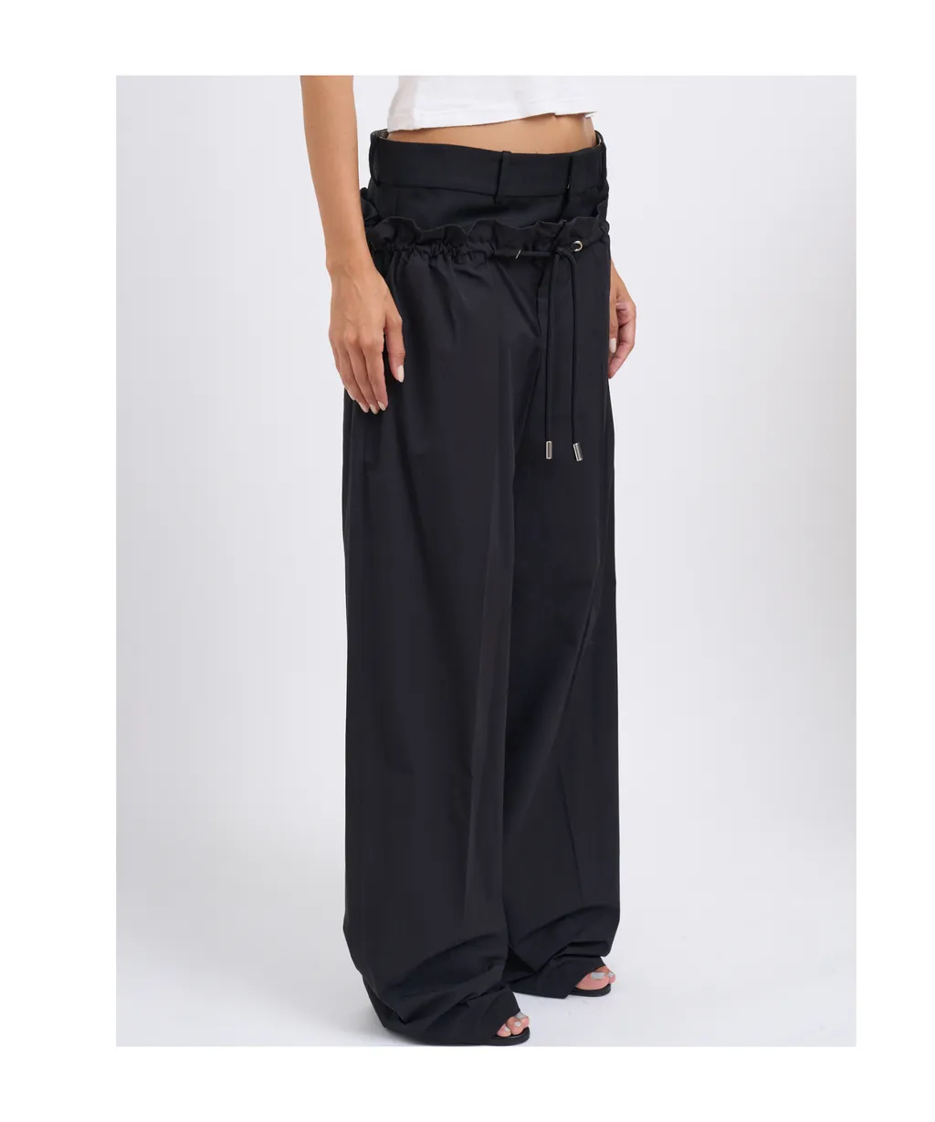 Dsquared2 Straight-Leg High Waist Drawstring Pants