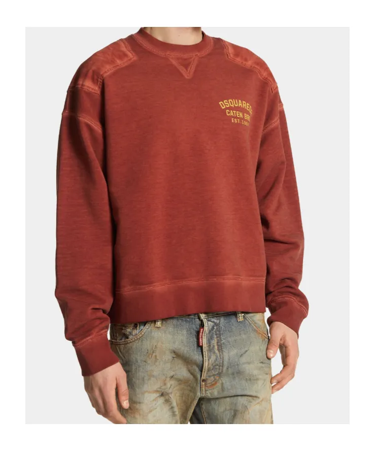 Supernegative Dyed Cipro Loose Fit Sweatshirt