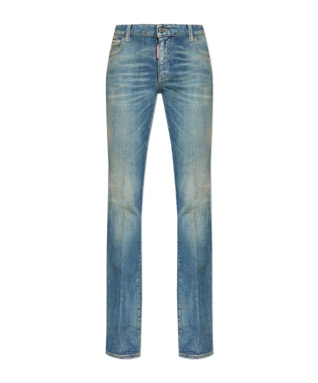 Medium Waist Flared Jeans