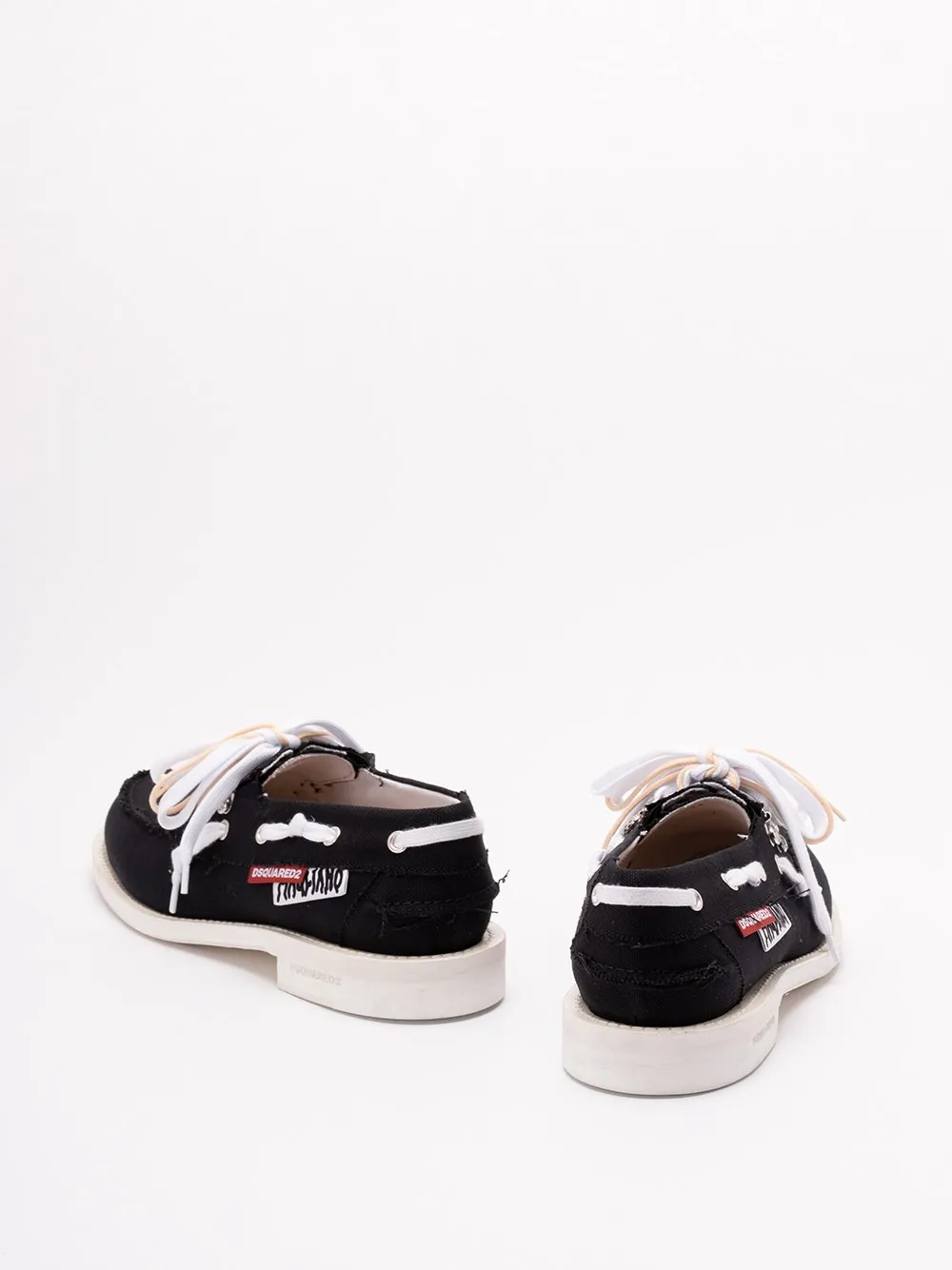 Dsquared2 X Magliano Distressed Boat Shoes
