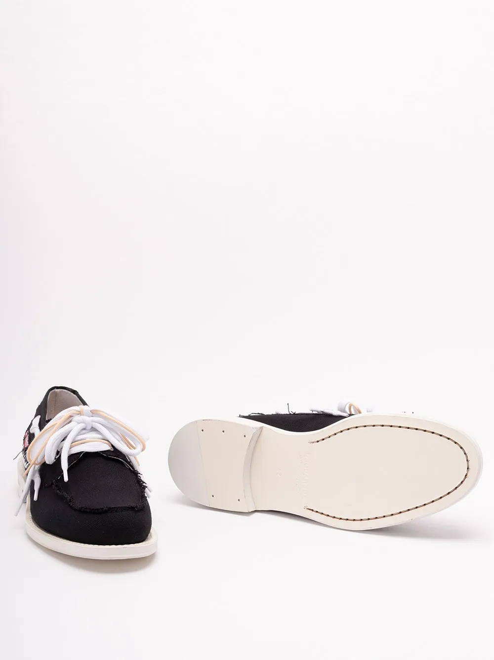 Dsquared2 X Magliano Distressed Boat Shoes