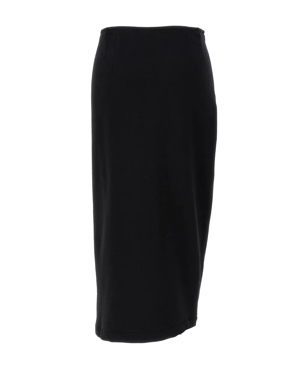 Hanam Asymmetric Midi Skirt