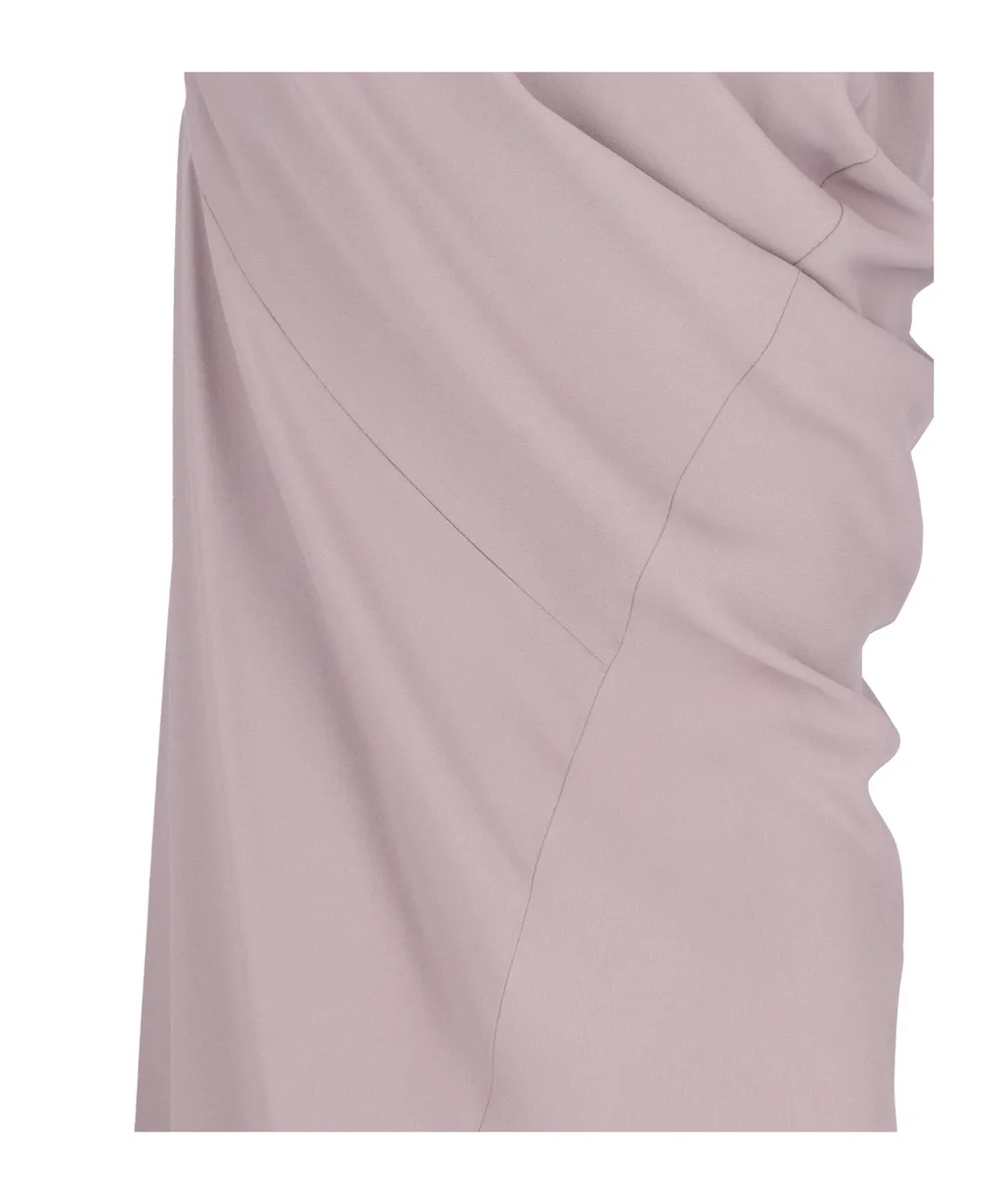 Ruched High-Low Waist Skirt