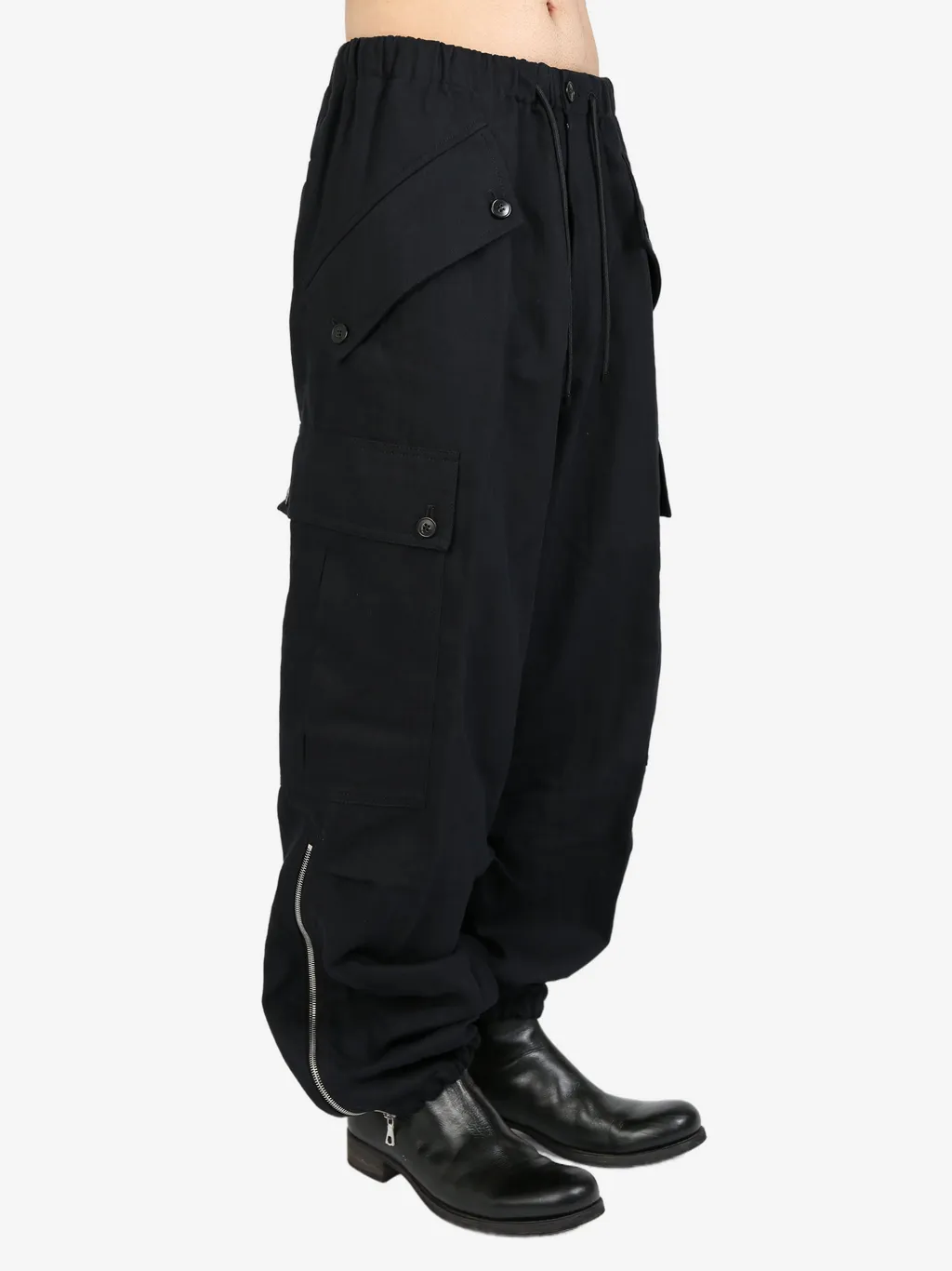 Drawstring Cargo Pants