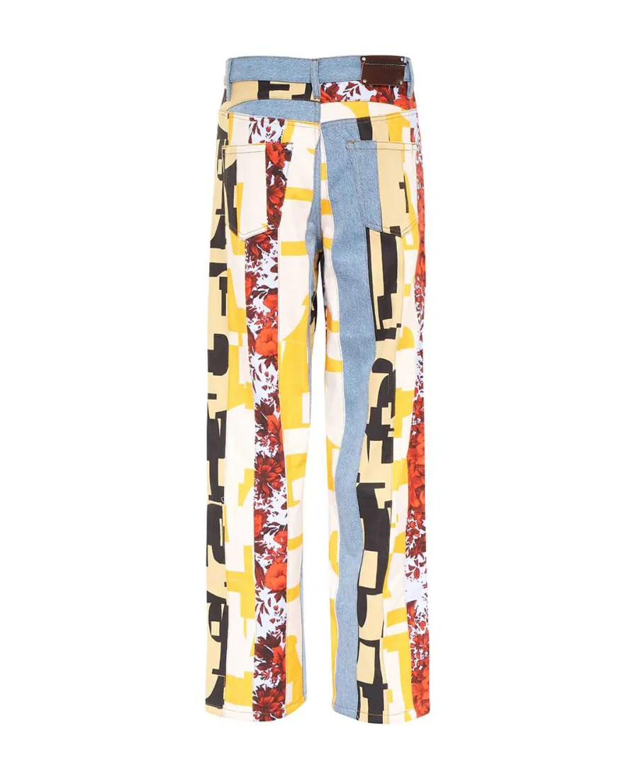 Pattern Casual Pants