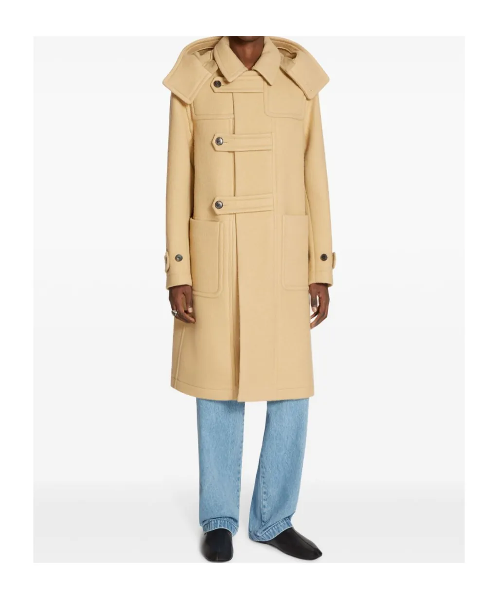 Long-Sleeved Coat With Hood