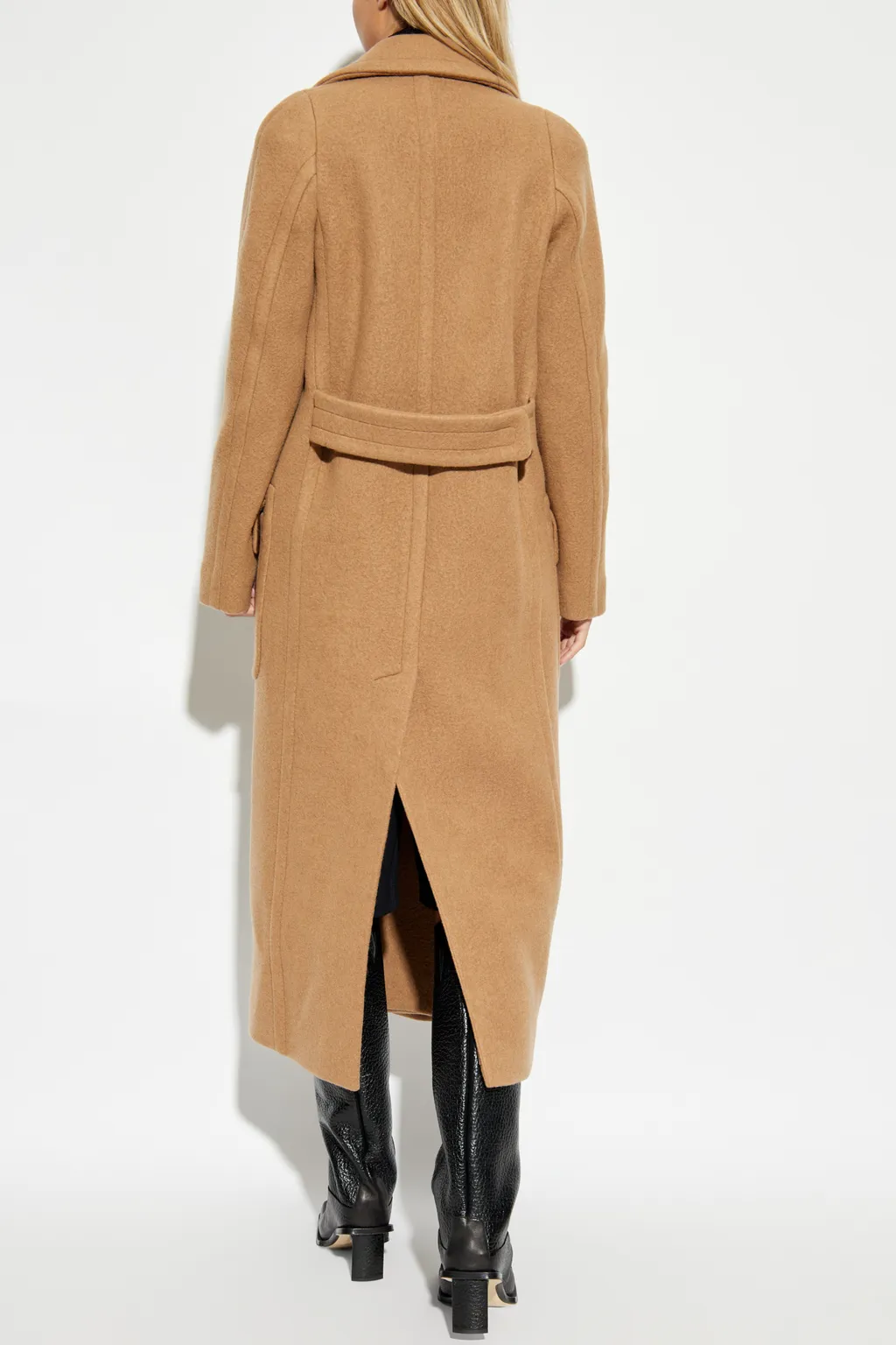 Double Breasted Long Sleeved Coat