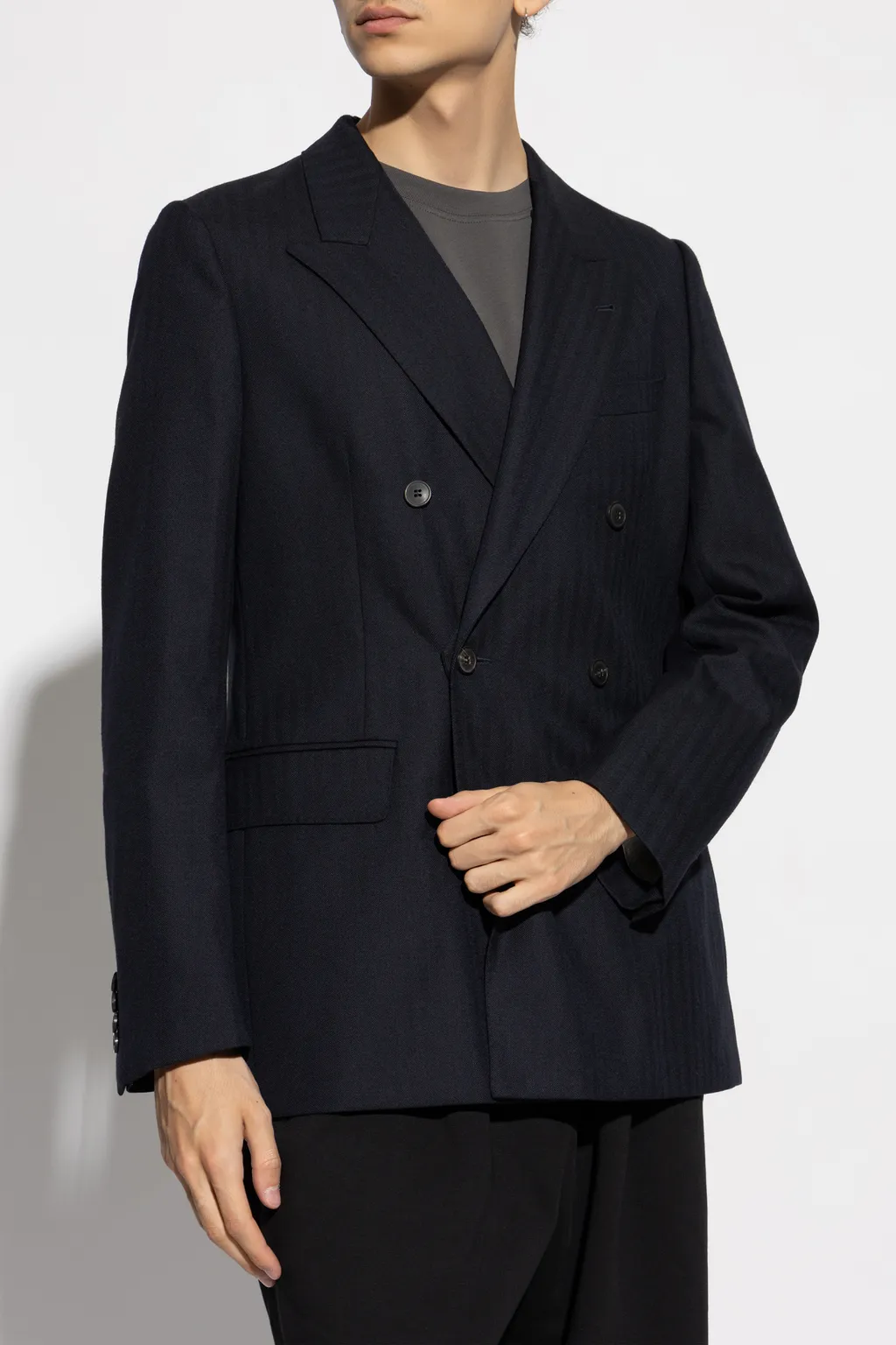 Double-Breasted Tailored Blazer