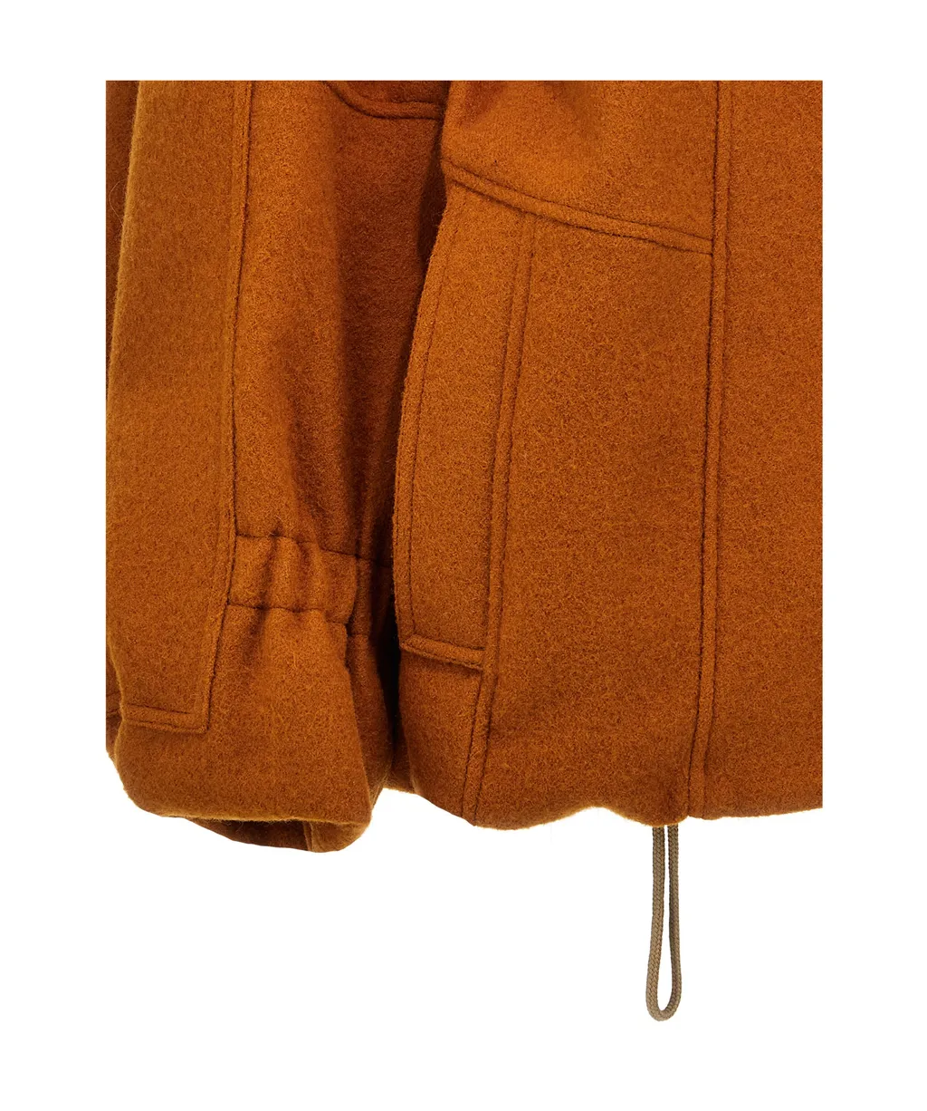 Hooded Drawstring Jacket