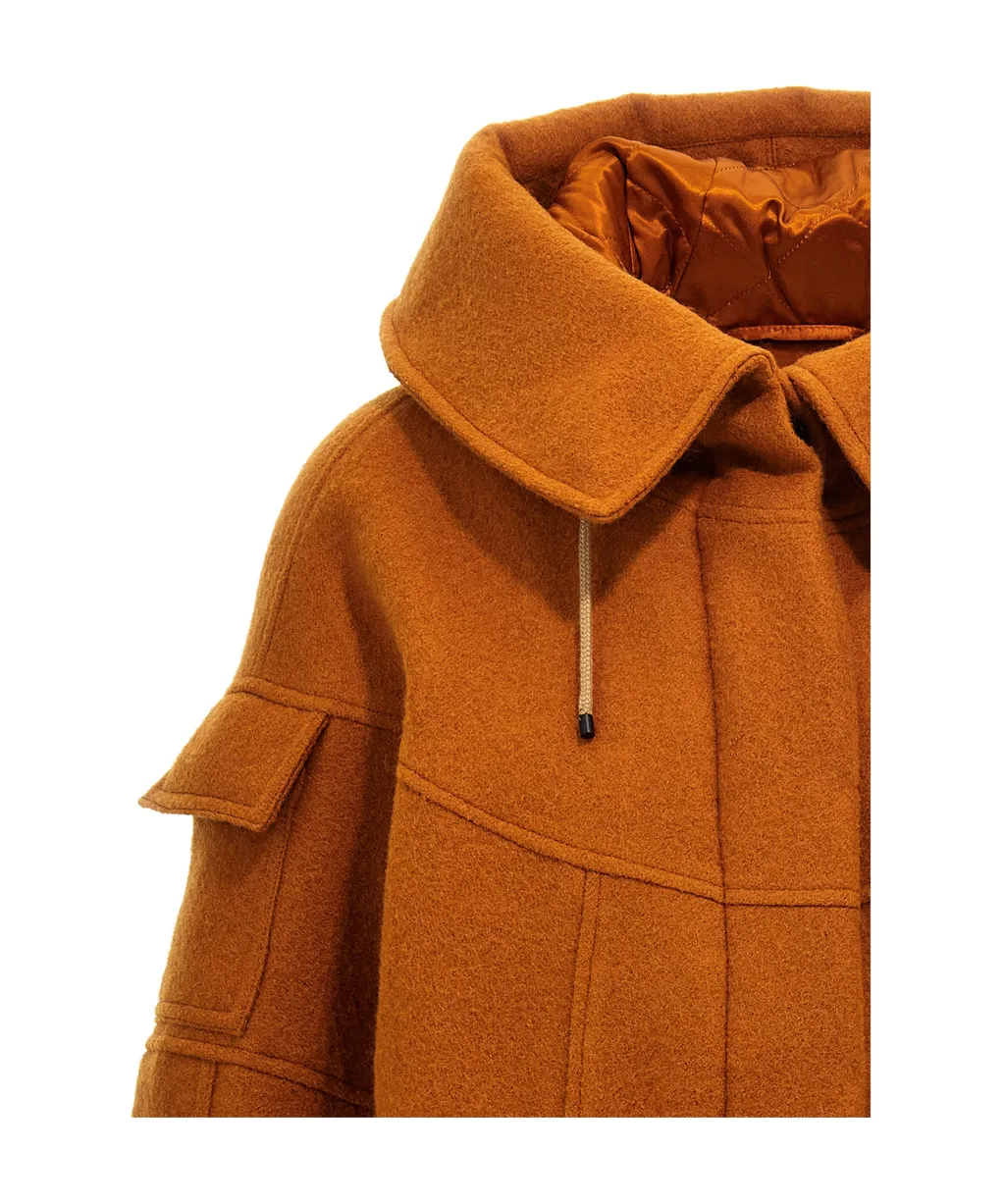 Hooded Drawstring Jacket