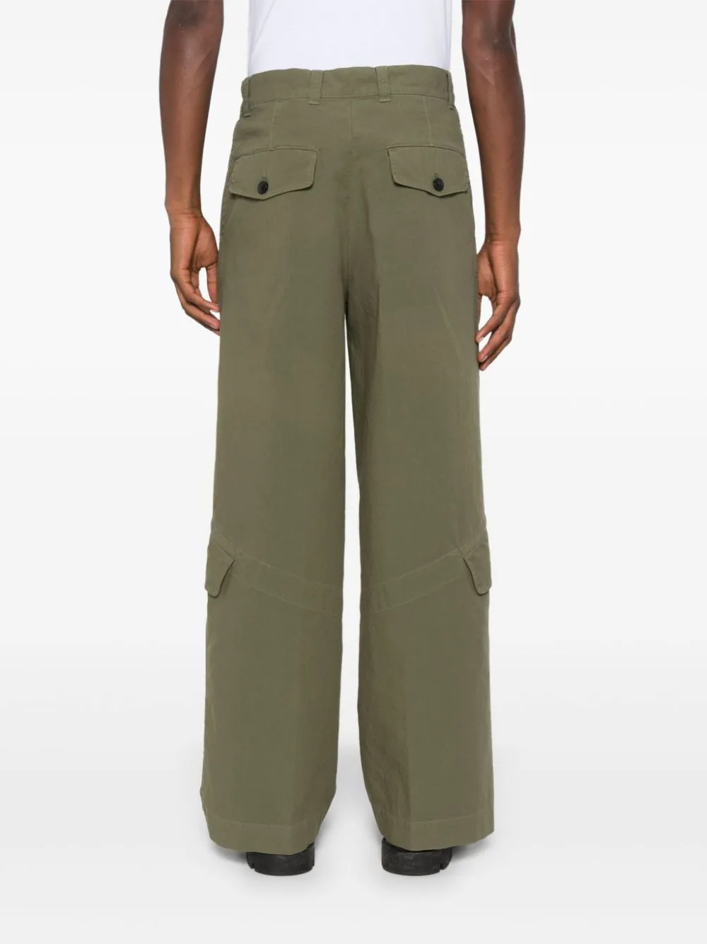 Belt-Loop Casual Pants