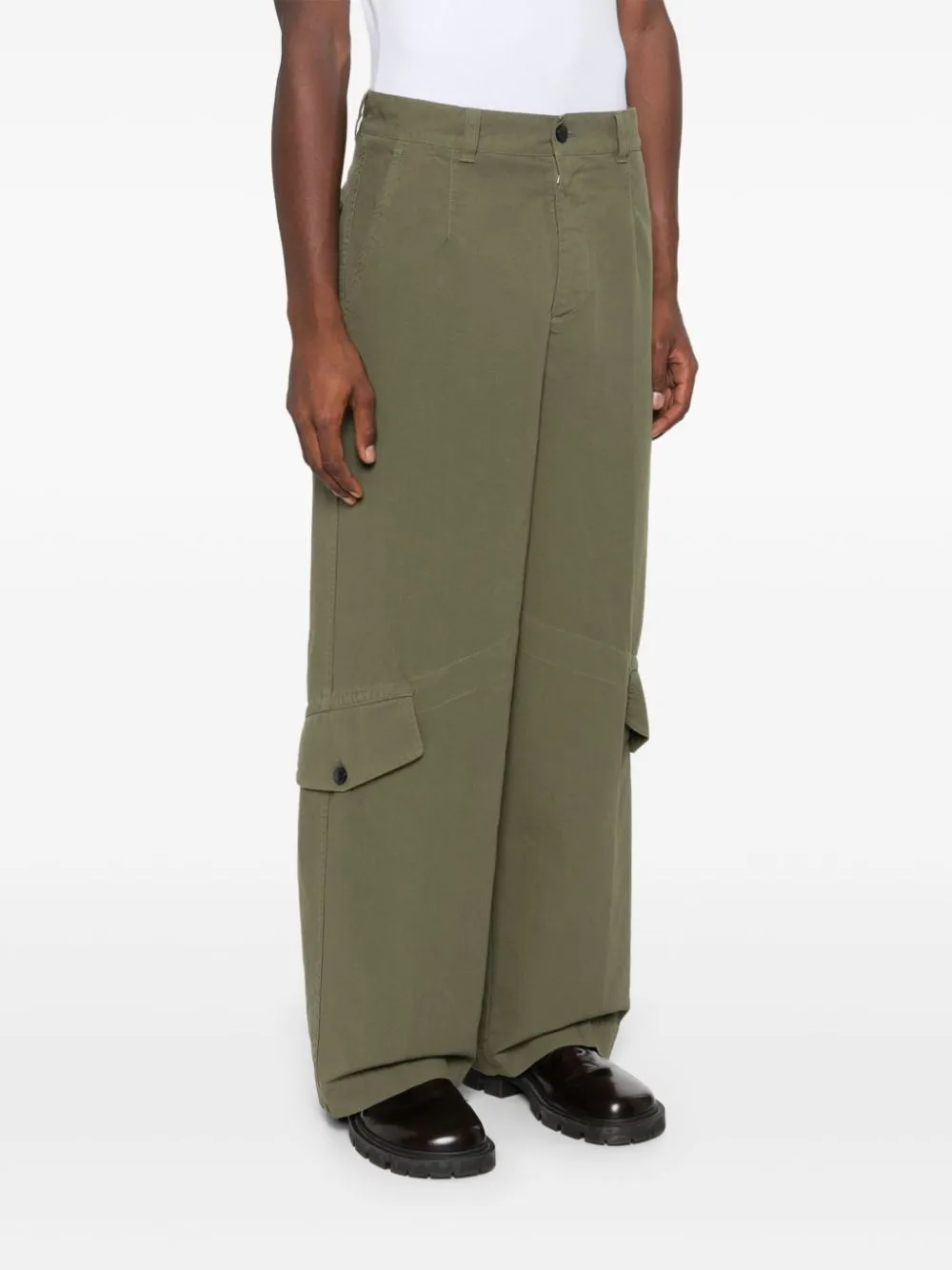 Belt-Loop Casual Pants