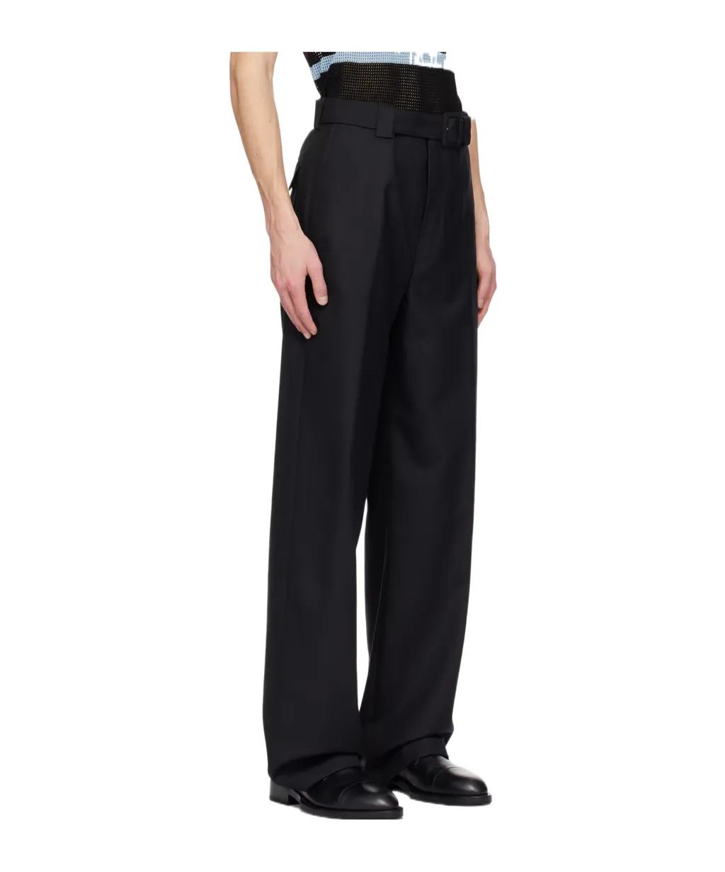 Belt-Loop Casual Pants