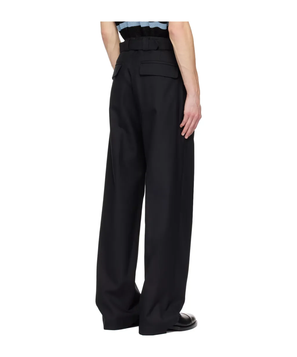 Belt-Loop Casual Pants