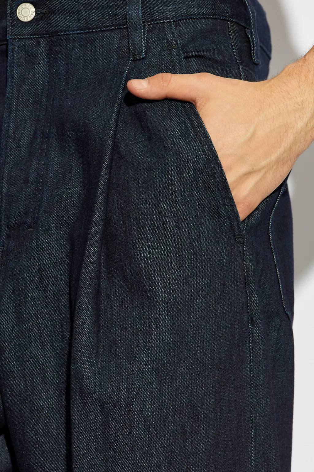 Logo Patch Wide-Leg Trousers