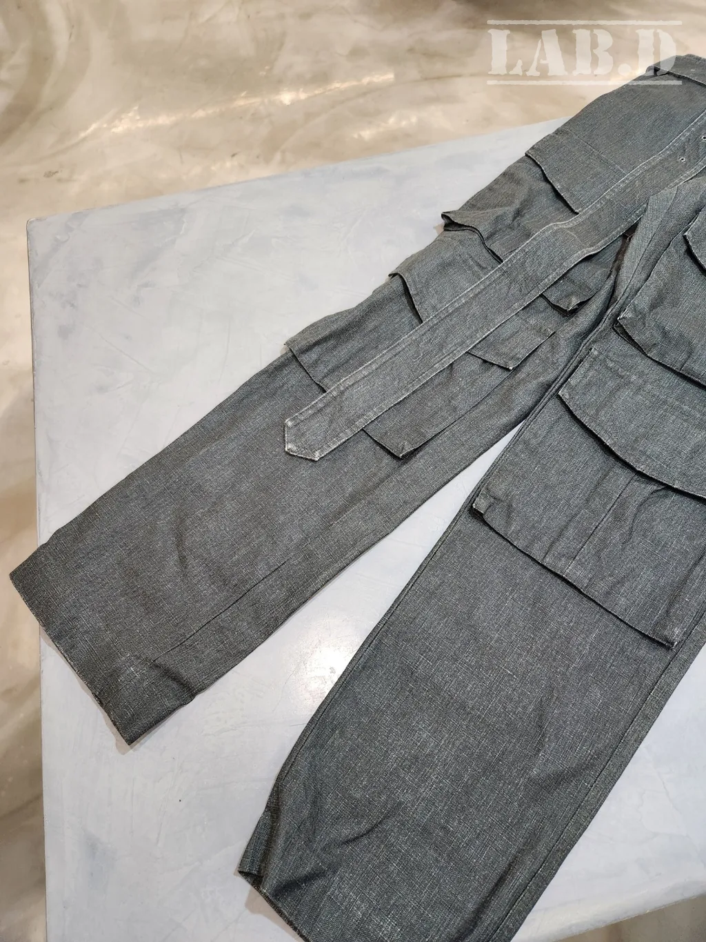 Belt-Loop Casual Pants