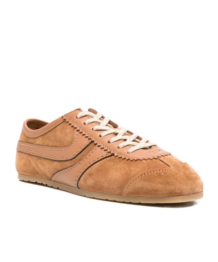 Round Toe Low-Top Sneakers