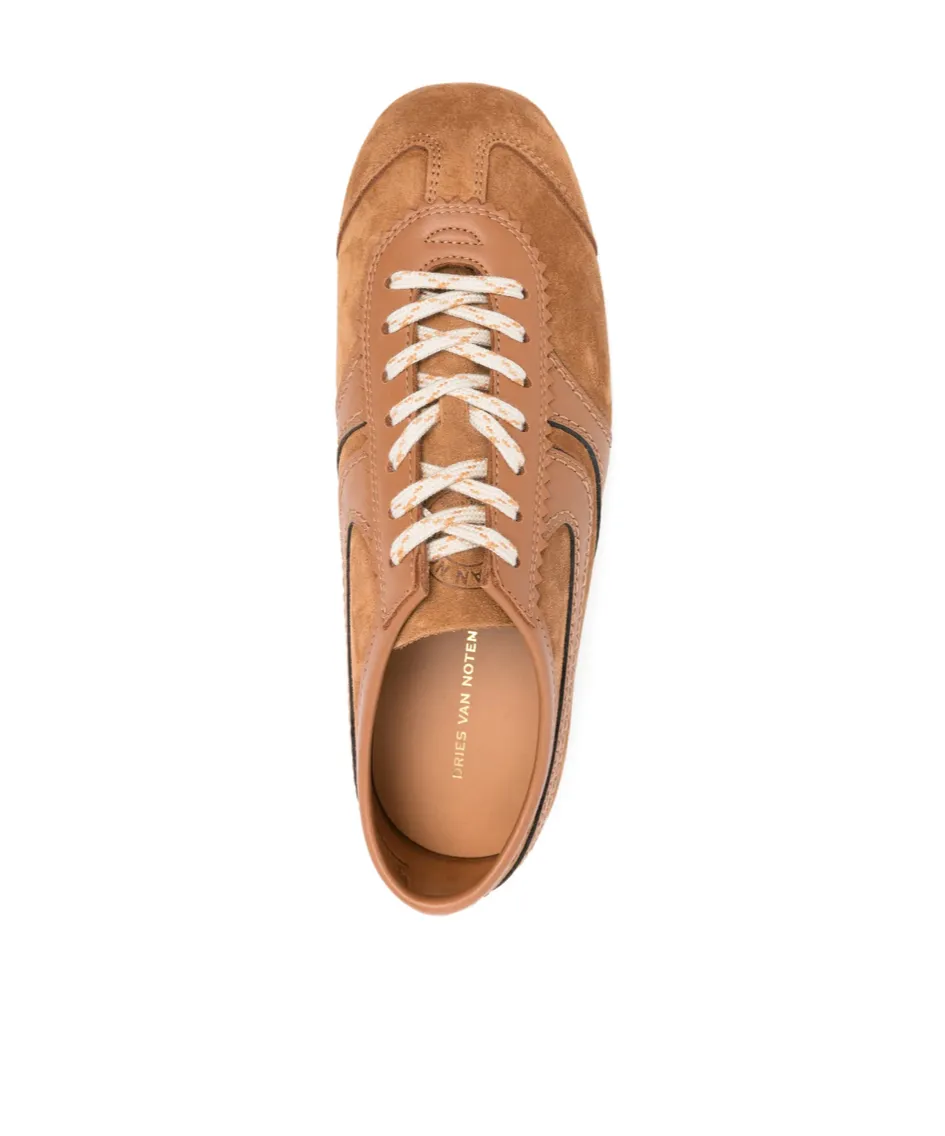 Round Toe Low-Top Sneakers