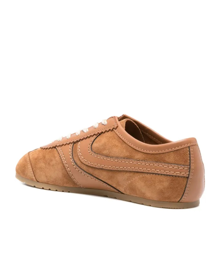 Round Toe Low-Top Sneakers