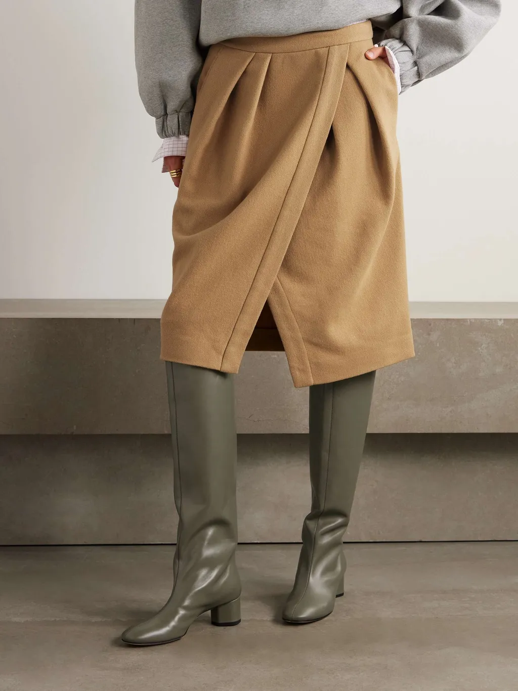 Wrap Effect Skirt