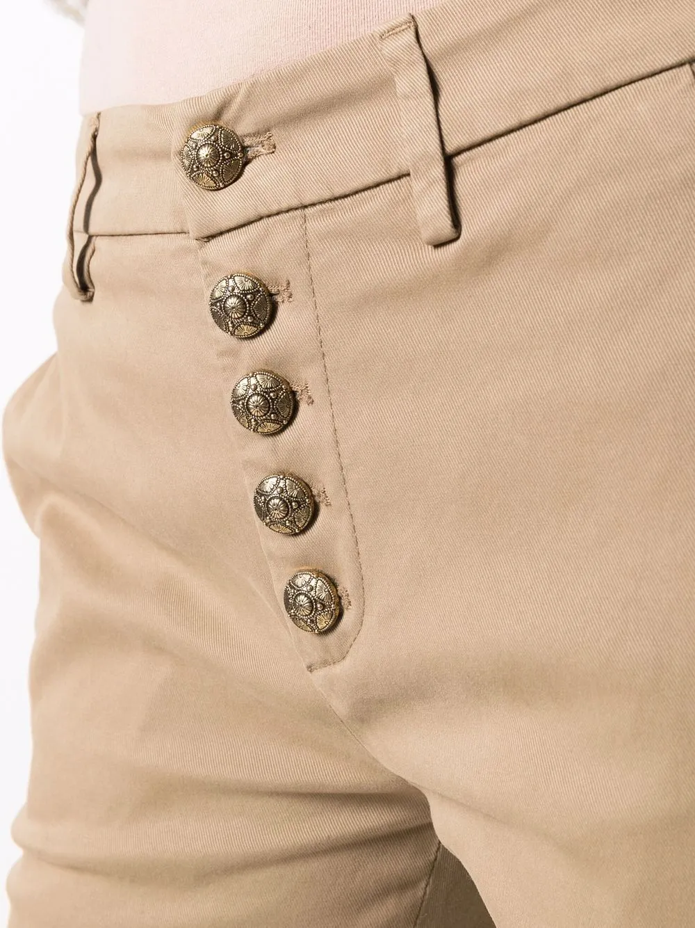 Cropped Skinny-Fit Trousers