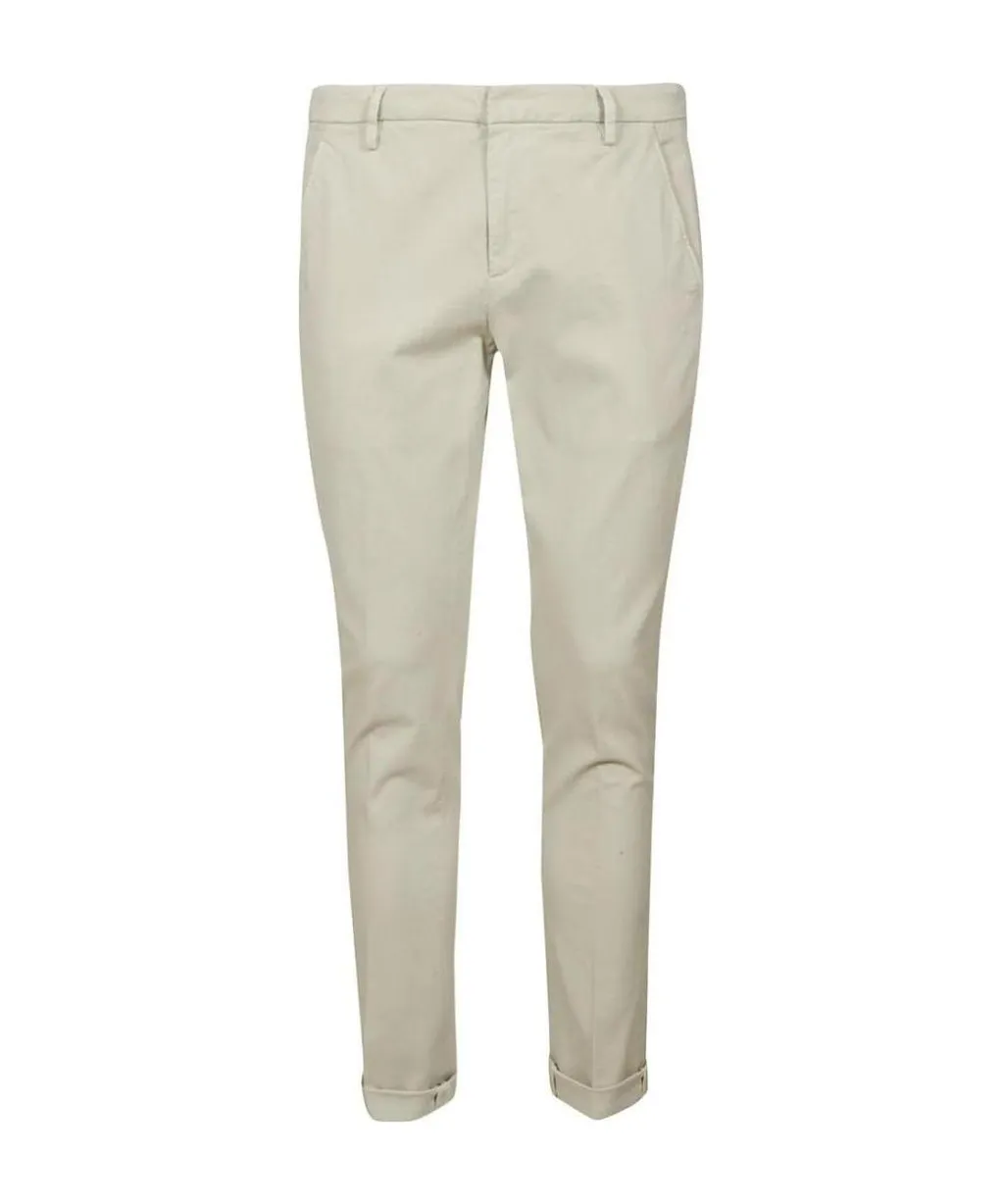 Straight-Leg Cotton Trousers