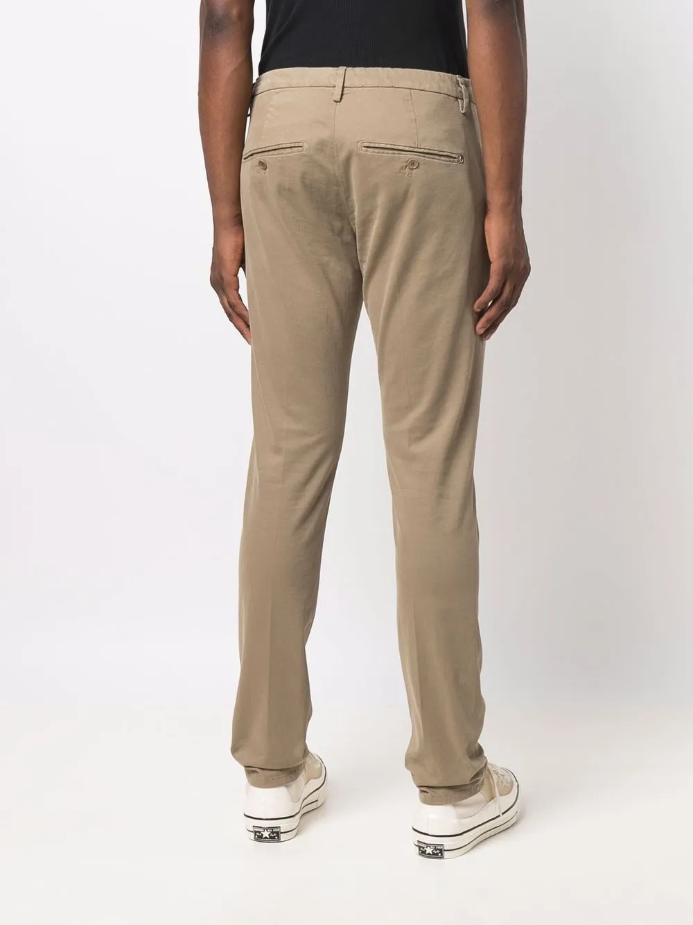 Mid-Rise Straight Trousers