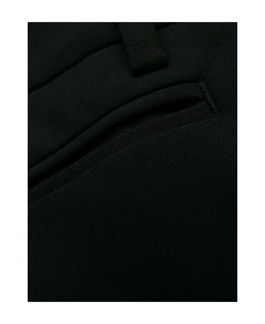 Logo-Plaque Cropped Slim-Fit Trousers