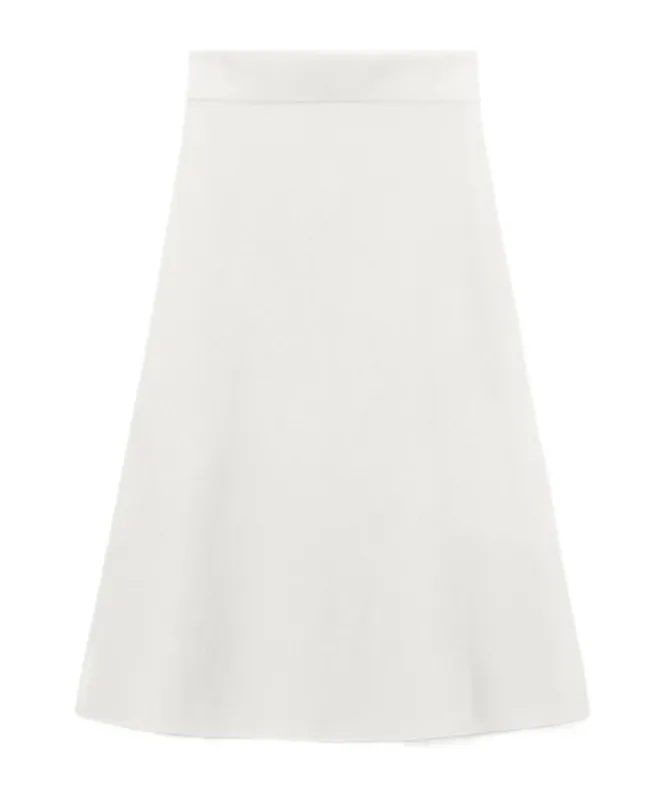 Pleated Midi Skirt