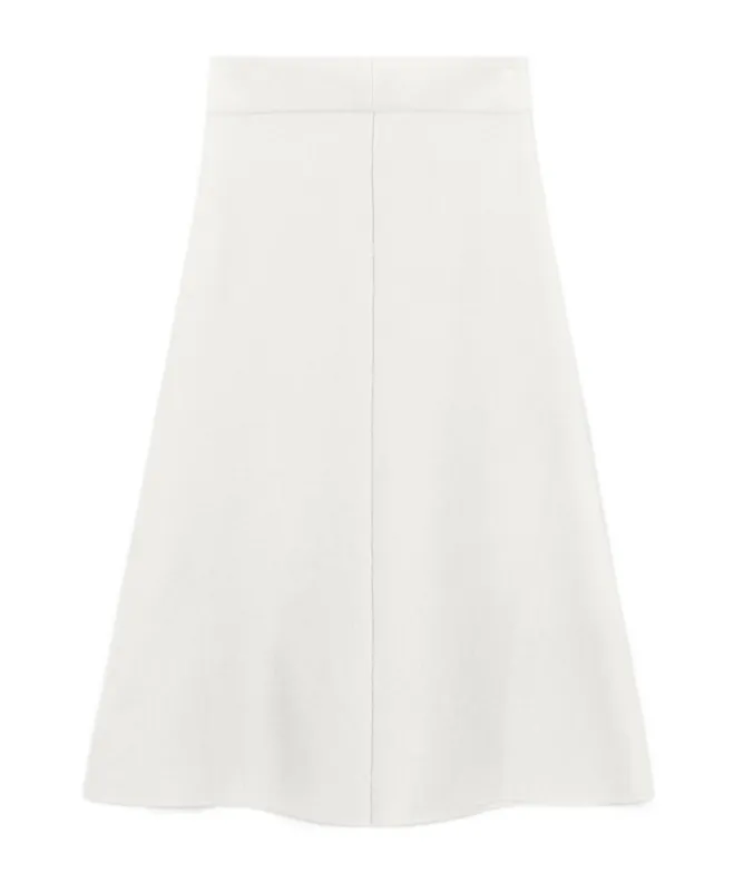 Pleated Midi Skirt