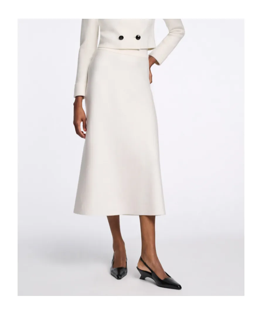 Pleated Midi Skirt