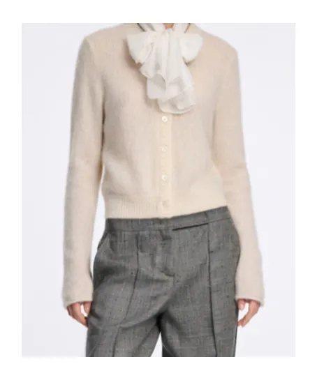 Ribbed Cashmere Cardigan