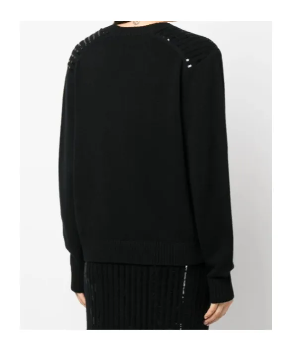 Sequined V-Neck Jumper