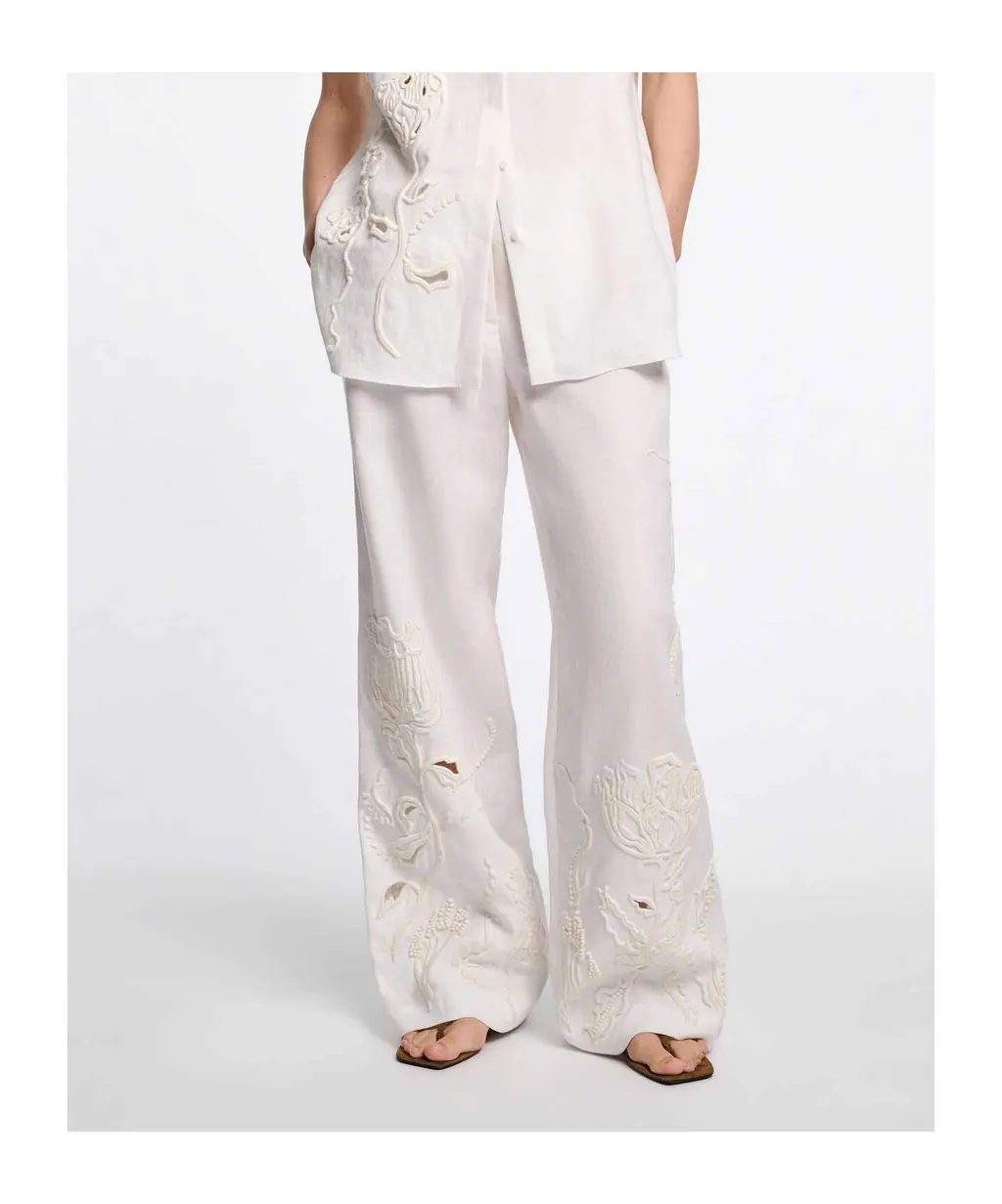 Elastic Waist Casual Pants