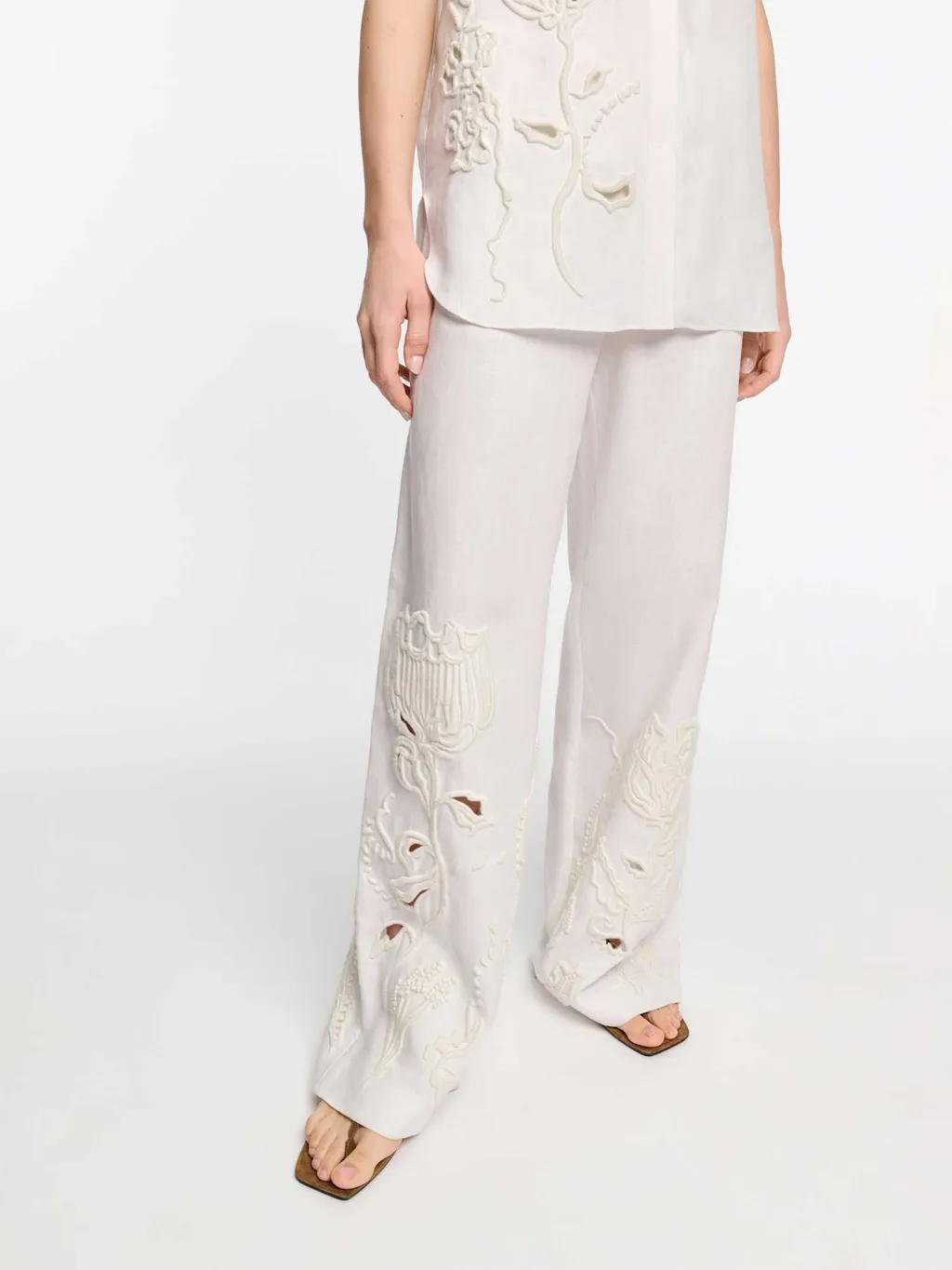 Elastic Waist Casual Pants