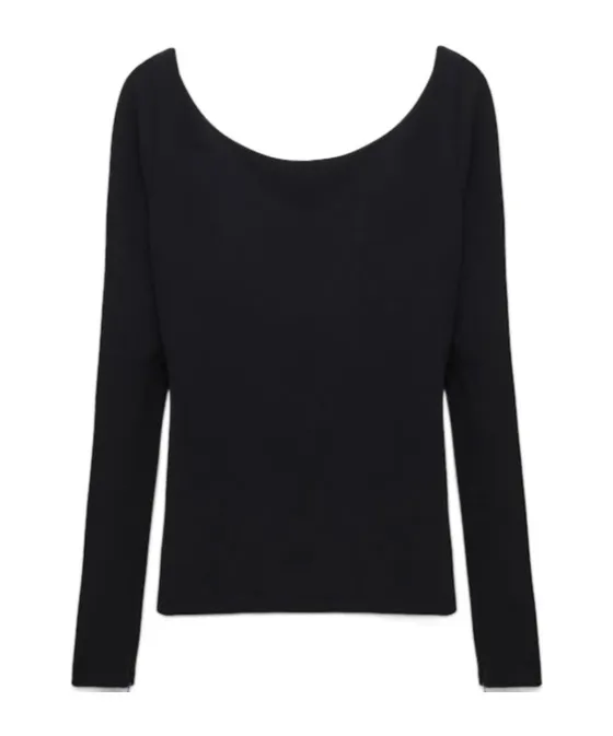 Structured V-Neck Top