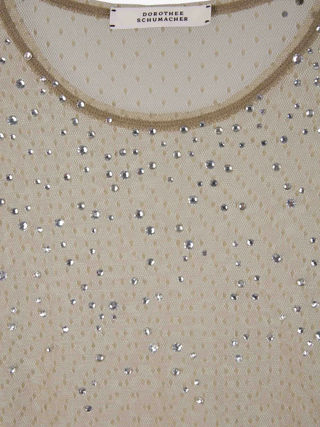 Crystal-Embellished Cotton Shirt