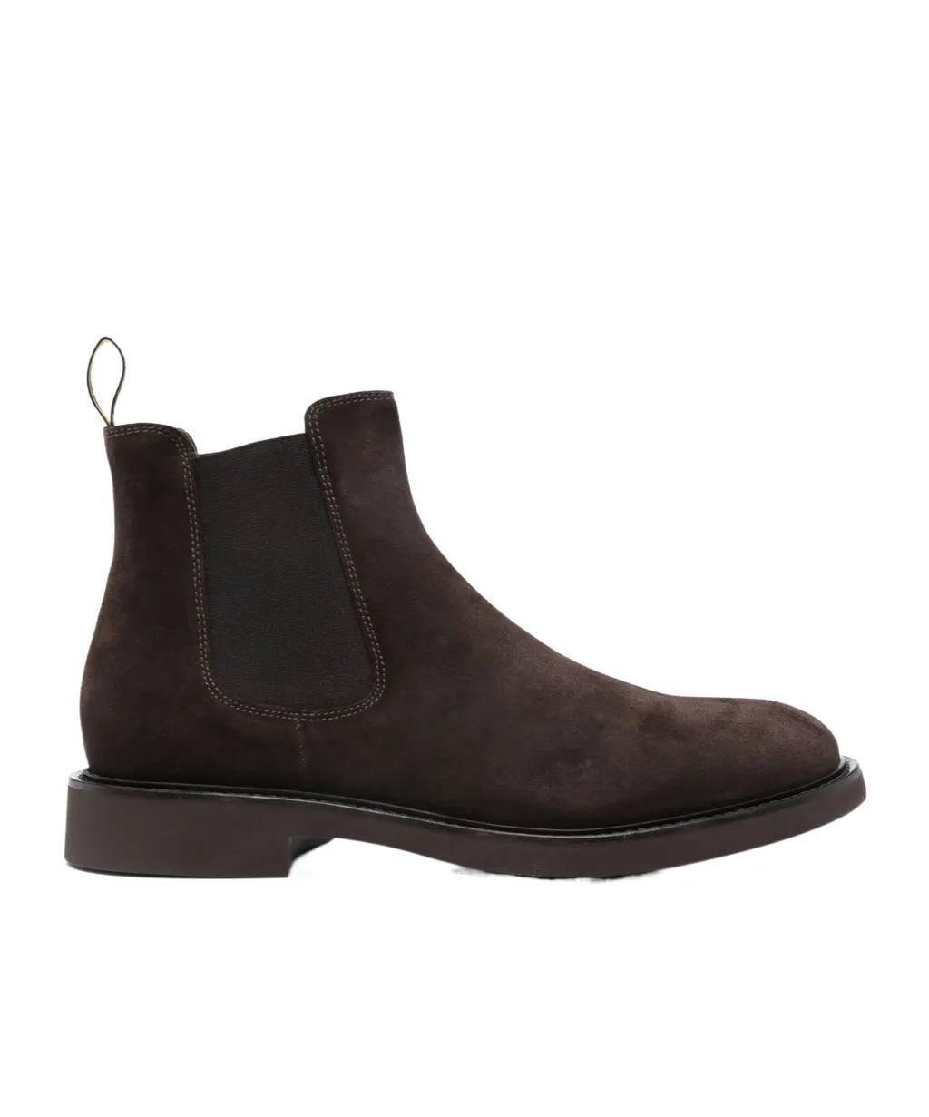 Almond Toe Slip-On Boots