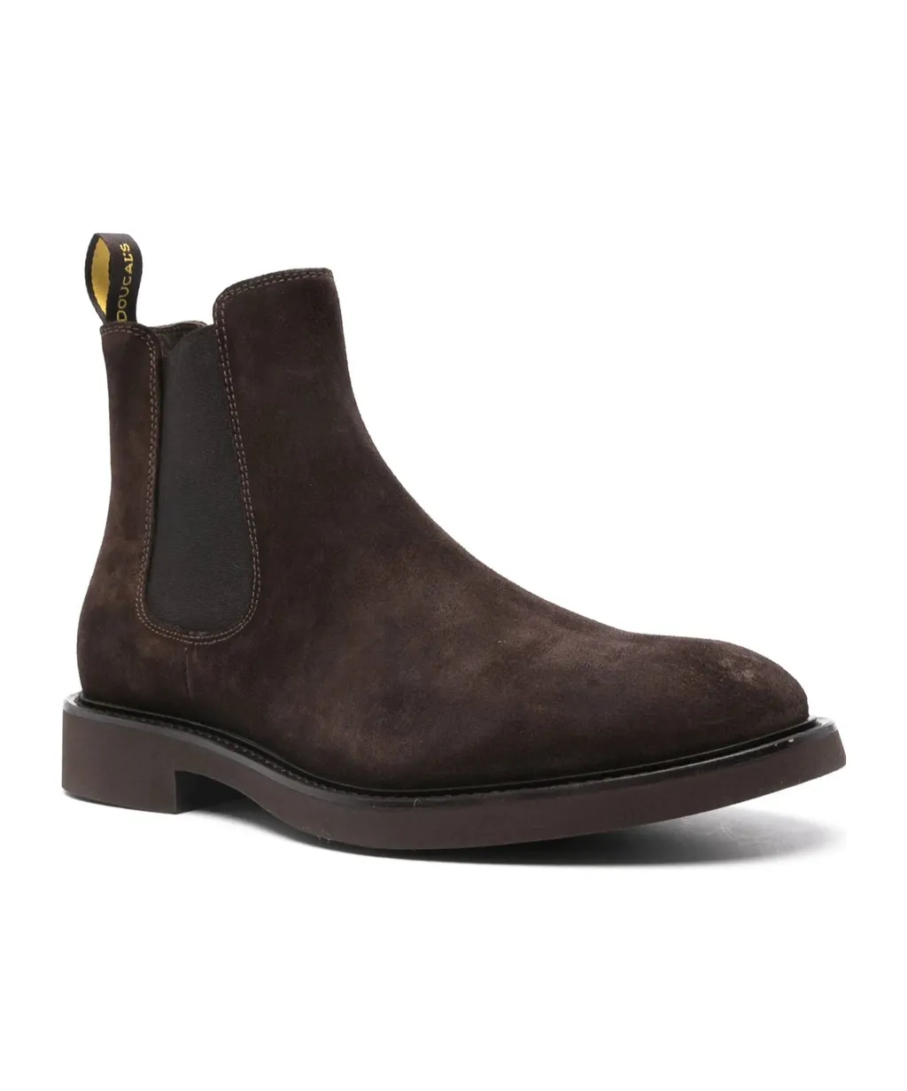 Almond Toe Slip-On Boots
