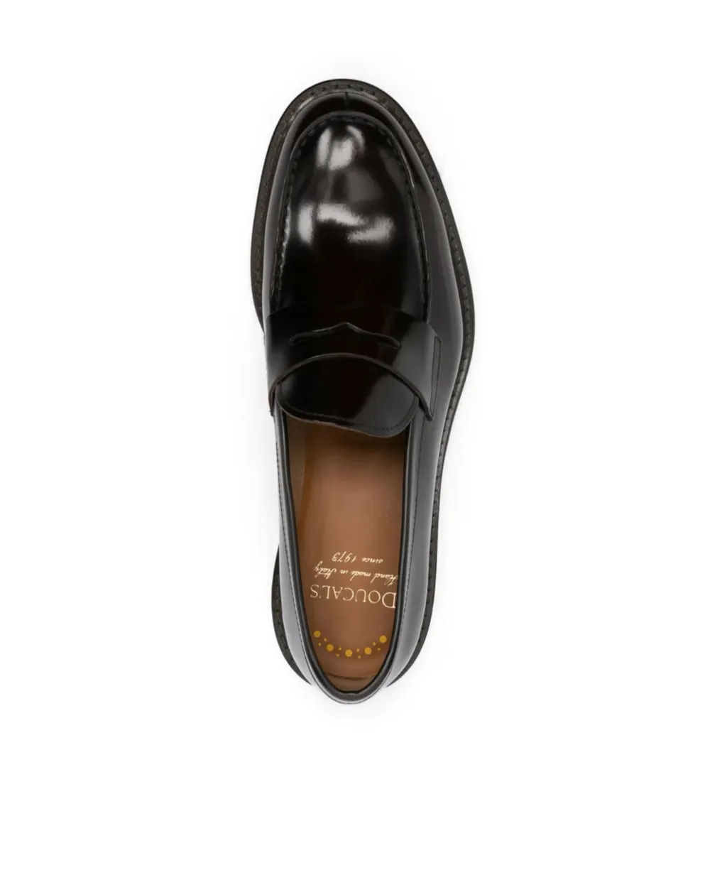 Penny-Slot Almond Toe Loafers
