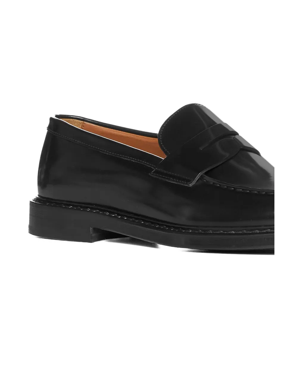 Round Toe Penny Loafers