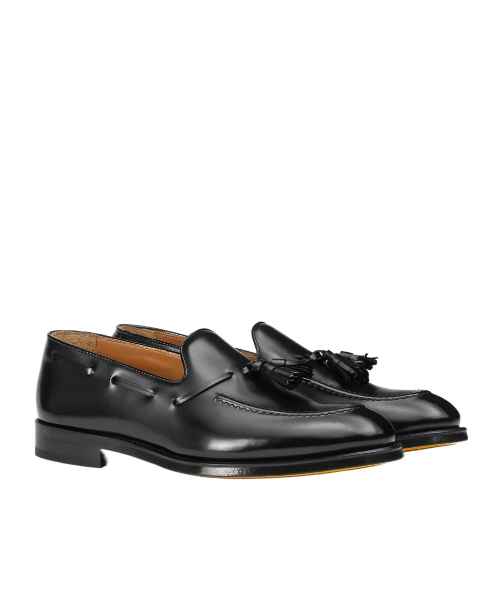 Leather Tassel Loafers