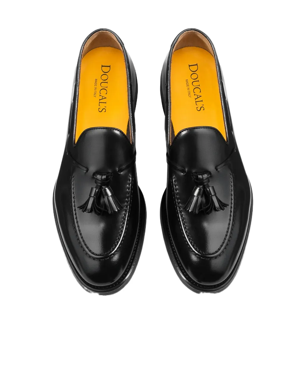 Leather Tassel Loafers