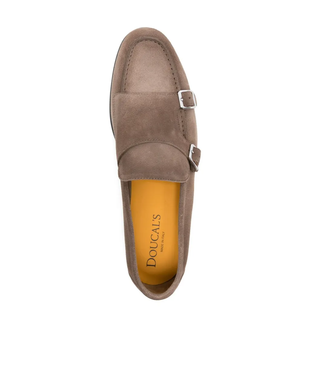 Double Buckle Monk Shoes