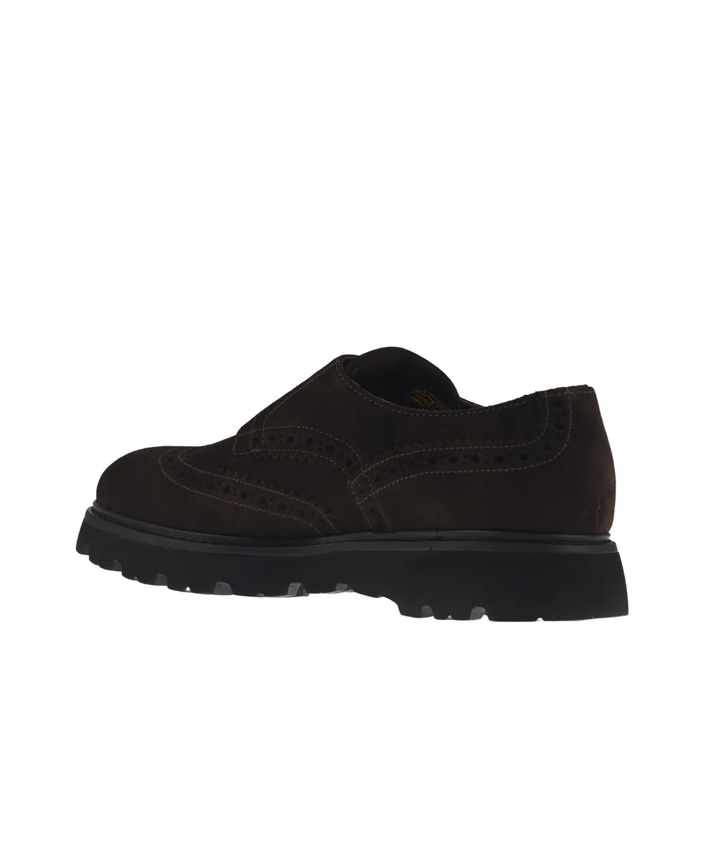 Brogue Monk Strap Shoes